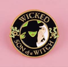 《신품 미사용》 위키드 Wicked 두 사람의 마녀 핀 배지 핀즈