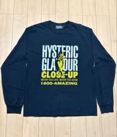 【人気】ヒステリックグラマー CLOSE UP ヒスガール ロンT S 黒のサムネイル