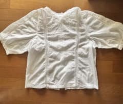 W CLOSET ホワイト レース 半袖ブラウスのサムネイル