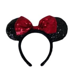 ディズニー　カチューシャ　ミニー　被り物　スパンコールのサムネイル