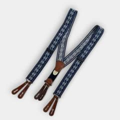 極美品】RRL INDIGO CALICO SUSPENDER サスペンダー - メルカリ