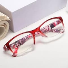 A10 New Fashionable Reading Glasses for Seniors, Women's Sizes 2.0 and 2.5, 825mm