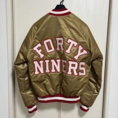 chalk line チョークライン NFL 49ers スタジャン USA製 - メルカリ