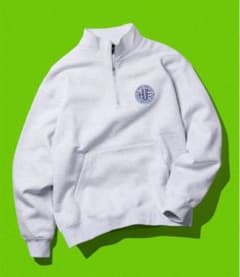 蒲*郎様 【明日まで！1000円値下げ中】HUF ハフ　ハーフジップトレーナ　グのサムネイル