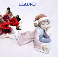 リヤドロ【美品】《サンタさんへの手紙・クリスマスウィッシュ》No6194