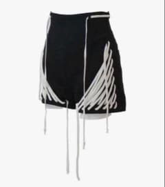 theredthread S lace up shorts black m - メルカリ