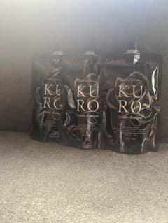 KURO cream shampoo black 400g×3白髪　ヘアカラーのサムネイル