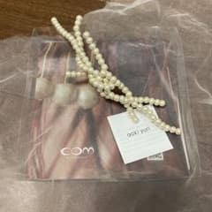 aoki yuri ヘアアクセサリー　ウェディング　コットンパール　ベッドドレス aoki yuri ヘアアクセサリー ウェディング コットンパール ベッド