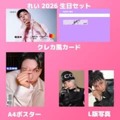 EXO レイ 2026 センイルセット クレカ風PVCカード - メルカリ
