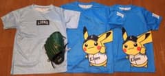 西武ライオンズ ピカチュウTシャツサイズL・Sと高橋光成選手野球 