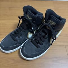 NIKE FORCE ハイカットスニーカー ブラック ゴールドナイキのサムネイル