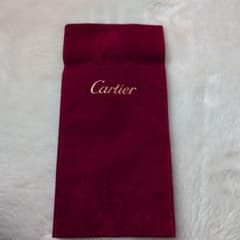 Cartier 保存袋　カルティエ時計袋　カルティエアクセサリースウェード袋