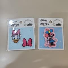 Disney シールワッペン デイジー ミニー 2点セットのサムネイル