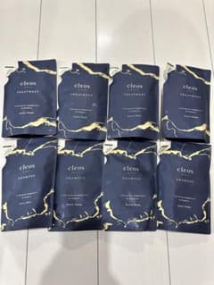 cleos クレオズ シャンプー トリートメント 300ml 4セット　詰め替えのサムネイル