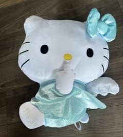 サンリオ ハローキティ LLぬいぐるみ 水色エンジェル - メルカリ