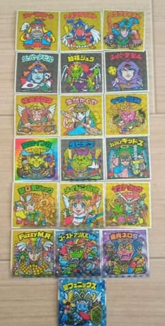 ビックリマン　ヘッドだらけ　19枚セット　ダブりなしのサムネイル