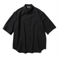 AURALEE ハーフスリーブシャツ　ネイビー　サイズ4 定価¥37,400のサムネイル