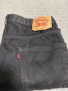 Levi's 550 リラックスフィット ブラックデニム W33 L30のサムネイル