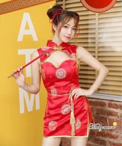 新品未使用‼️マリームーン　チャイナドレス　ハロウィン　コスプレ　チャイナ服のサムネイル