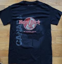 ハードロックカフェ ナイアガラの滝 カナダ ブラック 黒 TシャツMサイズのサムネイル