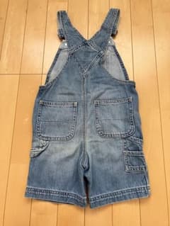 GAP デニムショートオーバーオール 5歳用 110サイズのサムネイル