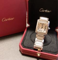 カルティエ 腕時計 タンクフランセーズSM