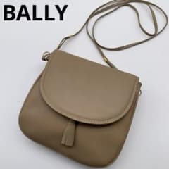 BALLY バリー ショルダーバッグ ポシェット レザー 本革 ベージュ 肌色 