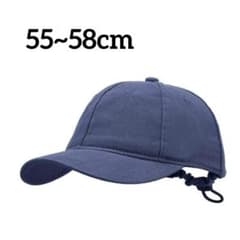 모자 모자 야구 모자 여름 무지 블루 아웃도어 차양 55-58cm