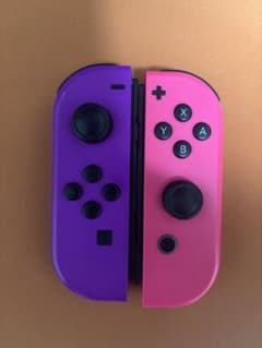 ニンテンドースイッチ ジョイコン パープル＆ピンクのサムネイル