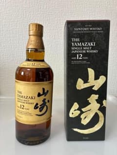 サントリー 山崎 12年 シングルモルト ウイスキー 箱付きのサムネイル
