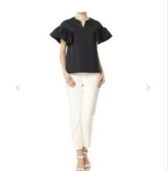 M-PREMIER COUTURE グログランフレンチギャザーフリルブラウスのサムネイル