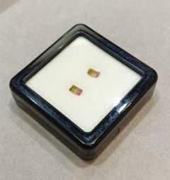 バイカラー トルマリン エメラルドカット ペア ルース 0.93ct トルマリンのサムネイル