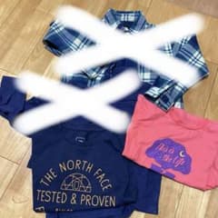 tシャツ2点のみ　ノースフェイス　110 120 半袖のサムネイル