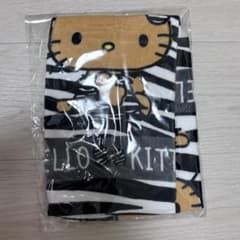 【完売品】ハローキティ フェイスタオル ゼブラ柄 ギャル まとめ買い可のサムネイル