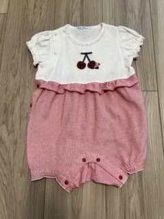 familiar ロンパース さくらんぼ 70サイズ - メルカリ