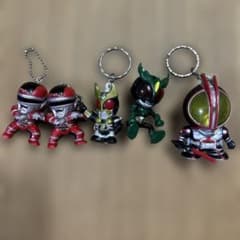 仮面ライダー ミニフィギュア キーホルダー 5点セットのサムネイル