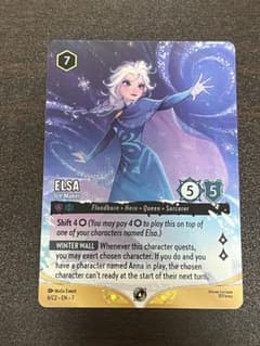 ロルカナ チャレンジ ディズニー プロモ エルサ 海外DLC 英語 美品 ロルカナ チャレンジ ディズニー プロモ エルサDLC 英語