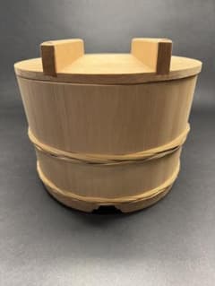 築100年の旧家から出品　お櫃　さわら材　1升櫃 築100年の旧家から出品 お櫃 さわら材 1升櫃 - メルカリ