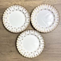 Spode スポード フルールドリス プレート 20.5cm 3枚 トリオセット