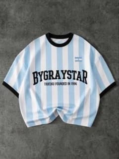 BYGRAYSTAR ストライプ 半袖 Tシャツのサムネイル