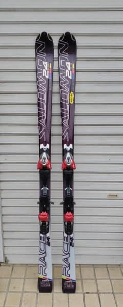 SALOMON 24Series RACE 165cm スキー板/ビンディング付 - メルカリ