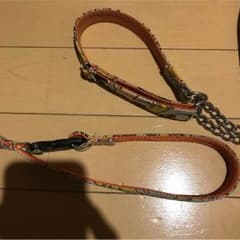 ハーフチョークと、リード 中型犬用☆のサムネイル