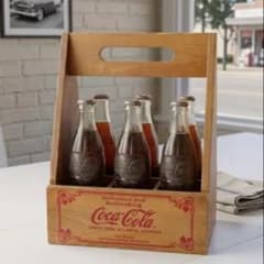 コカコーラ ビンテージ 木製ボトルキャリー Coca-Cola ケース レア