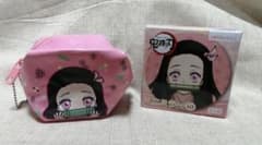 鬼滅の刃　非売品/ねずこ　ミニポーチ&丸型ミラーのサムネイル