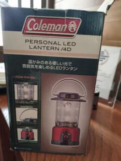 （6月16日まで値下げ）Coleman パーソナルLEDランタン／４D（レッド）のサムネイル