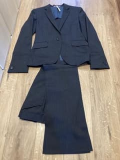 【美品】ORIHICA　パンツスーツ　ネイビー　9号のサムネイル