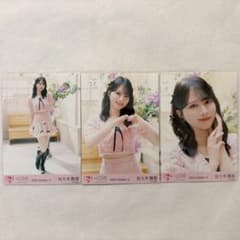 イコラブ 佐々木舞香 生写真 ラブソングに襲われる ピンクニット