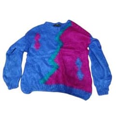 80's uk vintage Soft Mohair Knit ロングモヘアのサムネイル
