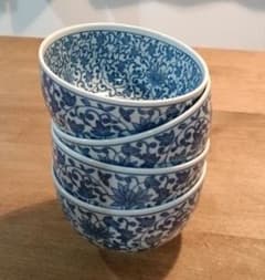 〜唐草模様 丼〜 4個セットのサムネイル