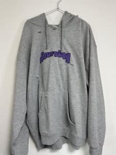 SaucyDog グレー XL パーカー SaucyDog ダメージグレーパーカー XL - メルカリ